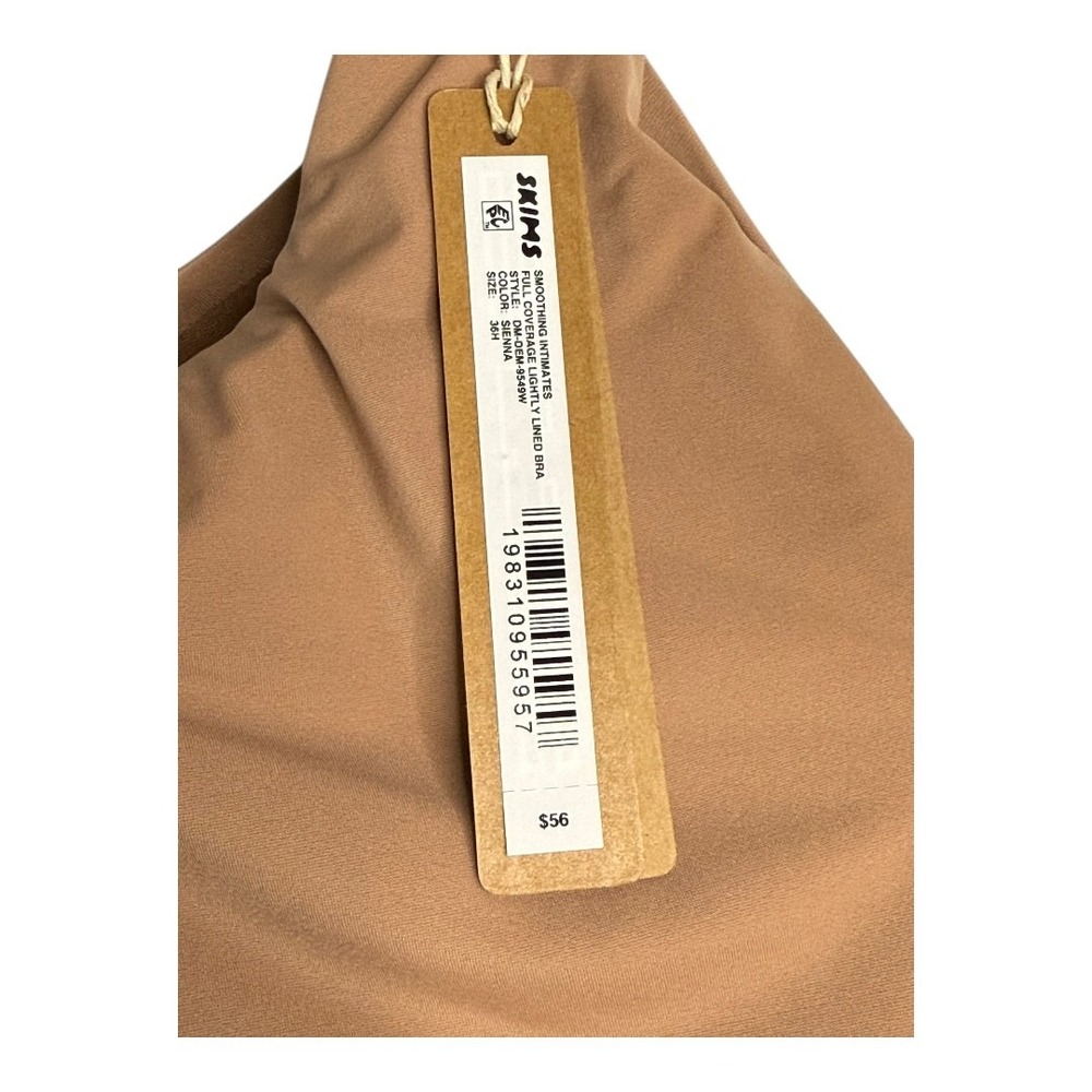 SKIMS Smoothing Full Coverage Bra Sienna 36H NWT - Picture 10 of 11